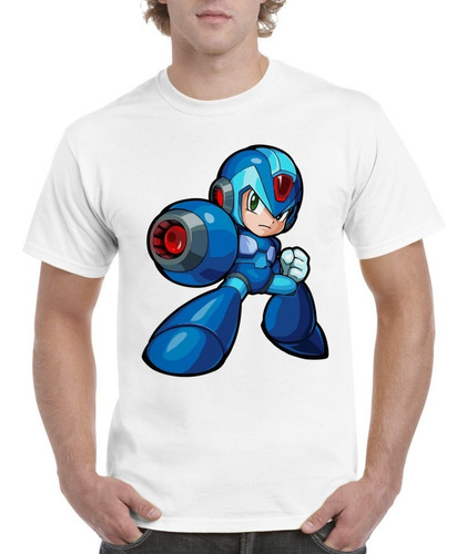 Camisa De Hombre  Moderno Estilo Zero Megaman Mod B