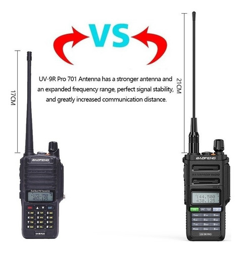 Radio Baofeng Uv-9r Pro Bidireccional Ip68 Impermeable V/uhf