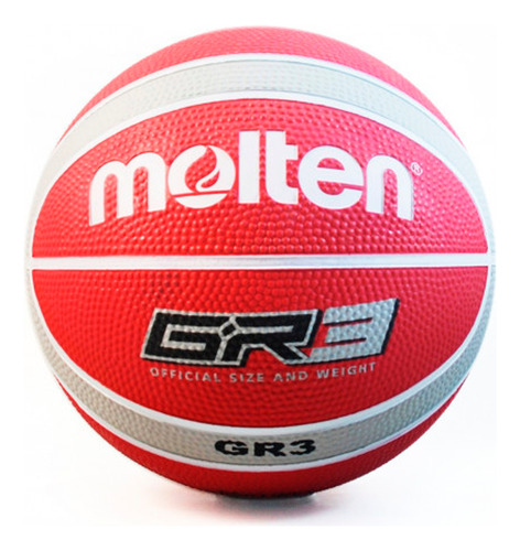 Pelota Basquet Nro. 3 Molten Bgr3 Colores Liga Mini/junior Rojo