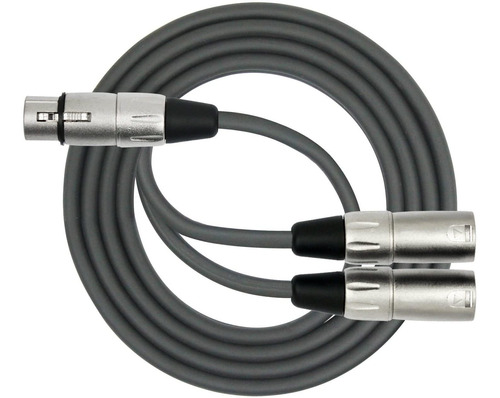 Cable Kirlin Y-303-06 - 6 Pies - Xlr Hembra A Xlr Macho D...