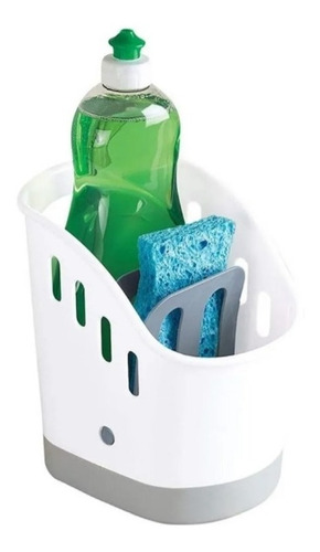 Organizador Multiuso C/ Divisiones Base Silicona Cocina Baño