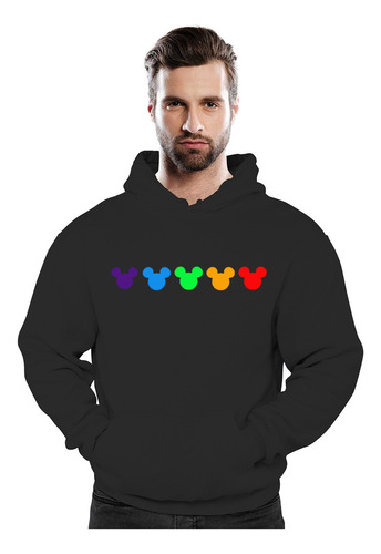 Poleron Con Capucha Mickey Pride Lgbt Orgullo Moda Unisex