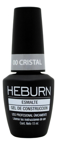 Heburn Esmalte Gel Construcción Kapping Uñas Esculpidas 15ml Color 00 Cristal