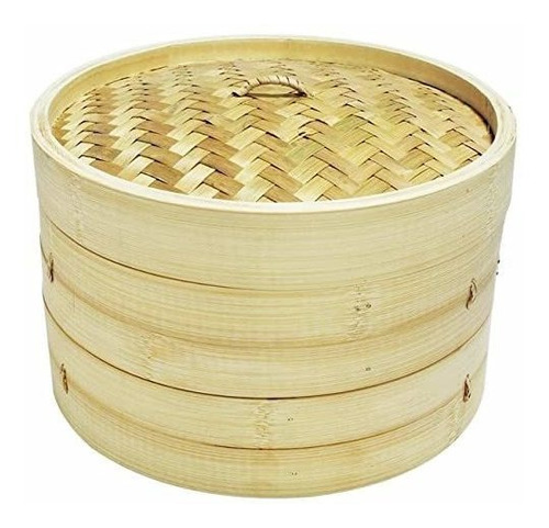 Set Vaporera De Bambu 6