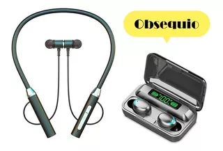 Audífonos In-ear Bluetooth Con Neckband De 2 Piezas