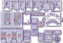 Comprar Kit Imprimible Princesita Sofia