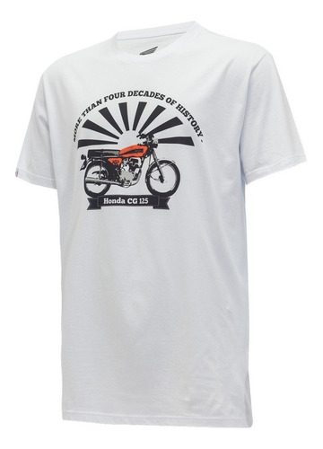 Camiseta Moto Honda Cg 125 - Coleção Asa Vintage - Produto Oficial