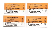 Comprar Antiguos Boletos De Tren Correlativos Año 1985