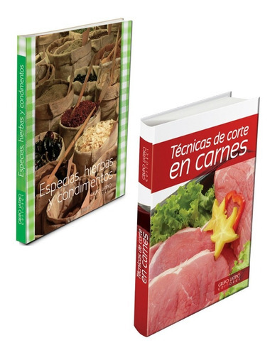 Libros  Especias, Hierbas Y Condimentos / Tecnicas En Corte De Carnes, De Anónimo. Editorial Grupo Latino En Español