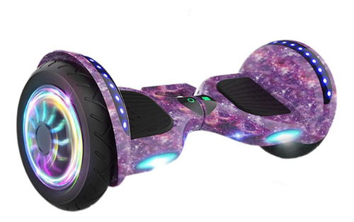 Lurs HB100S skate elétrico hoverboard Roxo Galaxy 10"
