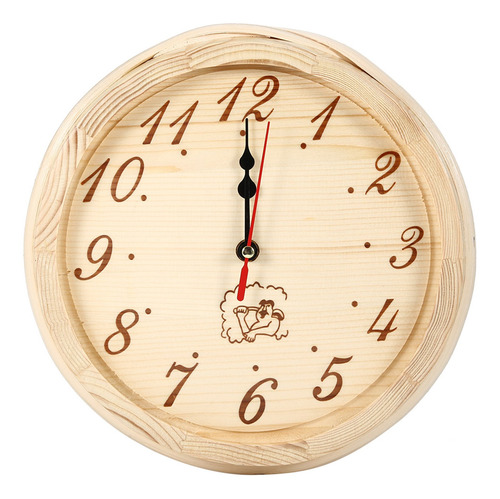 Reloj De Madera Para Colgar En La Pared, 23 Cm De Diámetro,