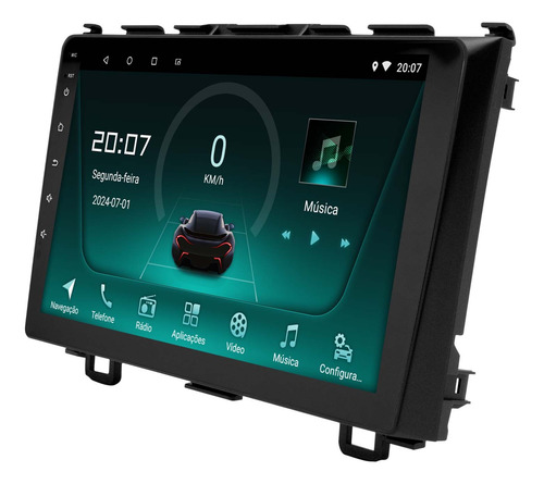 Multimídia Honda Crv 2007 A 2011 Android 14 Carplay 9p 2cam