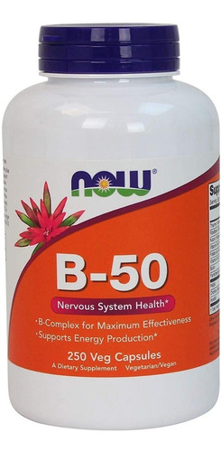 Vitamina B-50 Complejo B 250cap - Unidad a $213