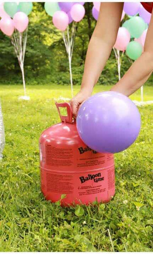 Imagen 2 de 2 de Tanque Helio Desechable 30 Globos Y Liston