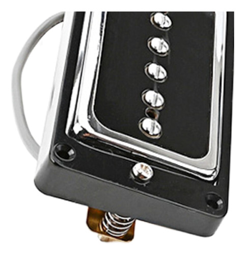 Black Alnico 5 Single Pickup P90 Barra De Jabón Para