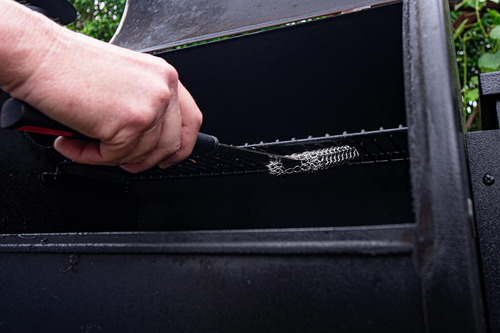 Raspador De Parrilla Bbq Dragon Chainmail De Acero Inoxidable, Raspador De Grasa Para Asadores, Sin Cerdas, Resitente.