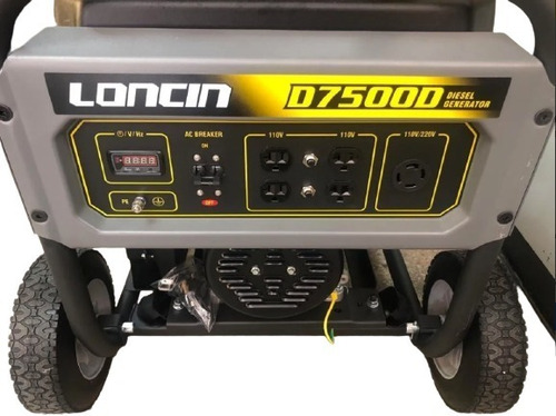 Planta Generador Loncin Lcd7500d Diesel Arranque Electrico 