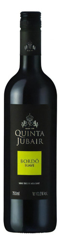 Vinho Tinto Quinta Jubair Bordo Suave750ml Mesa Uva Original