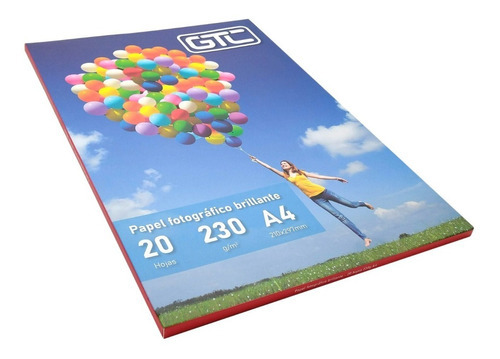Imagen 2 de 2 de Papel Fotográfico Brillante 20 Hojas 230g A4 Gtc