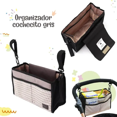 Organizador De Cochecito Bebé Pañalera Impermeable Colgante