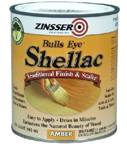 Rust-oleum Zinsser 704h 1-quart Bulls Eye Ámbar Shellac