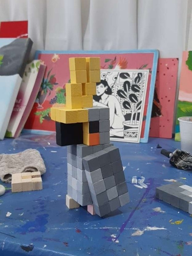 Loro De Minecraft De Madera - Pájaro Minecraft