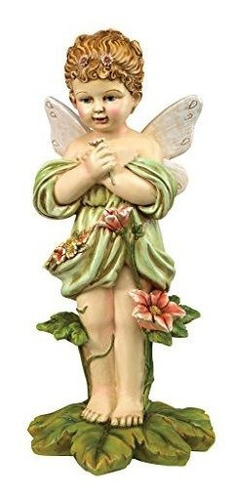 Diseño Toscano Gertie La Estatua De Hadas De Flor Inglesa