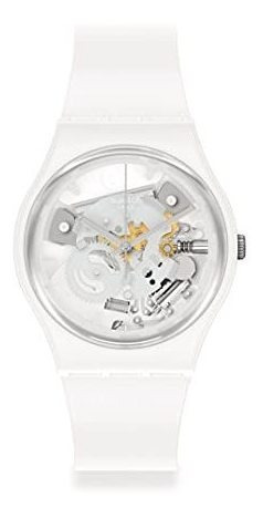 Reloj Swatch Unisex So31w102 De Cuarzo Blanco