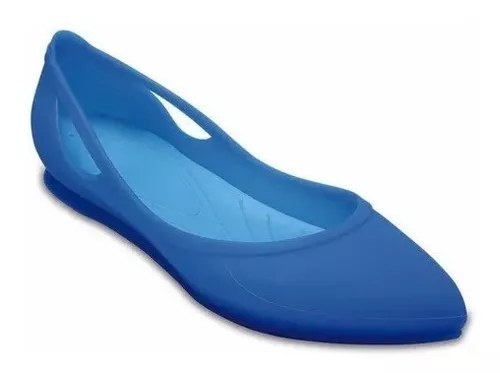 Sandalias Crocs Rio Flat W Mujer Azul Importadas Cr1626549z