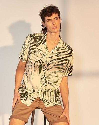 Camisa Morrel, Hombre, Sport, Relaxed Fit, Fantasía, Equus