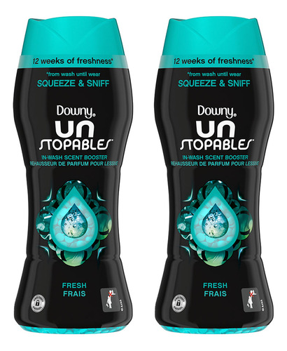 Downy Unstopables (beads) Booster Fresh 141 Gr  - 2 Unidades