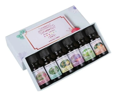 Imagen 3 de 6 de Pack 6 Esencias Para Difusor Humidificador Aceite Esencial
