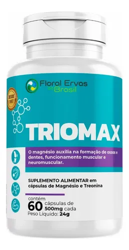 Triomax Magnesio Malato-bisglicinato-cloruro + Treonina Sin Sabor
