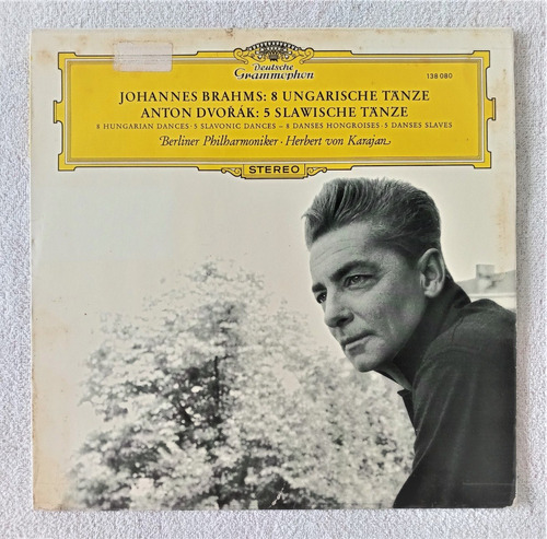 Herbert Von Karajan Lp Johannes Brahms Danza Hungara 8