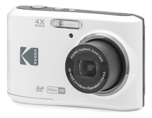 Câmera digital Kodak Pixpro FZ45-wh 16mp Zoom óptico 4. Cor: branco