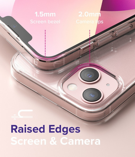 Imagen 3 de 4 de Funda Ringke Fusion Para iPhone 13 6.1 Anti Impacto