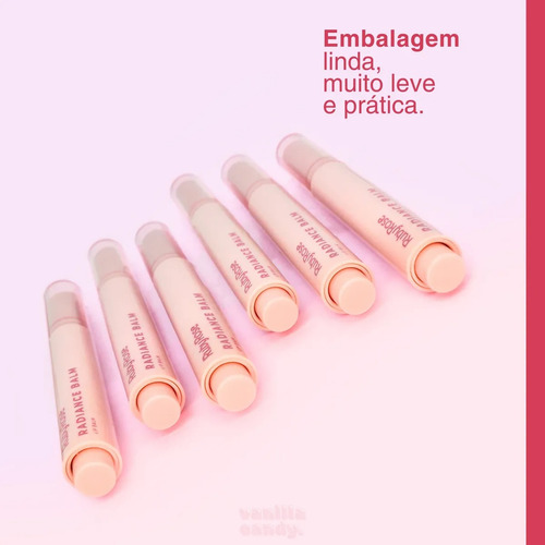 Lip Balm Labial Radiance Balm Ruby Rose Linha Rosa Rb10