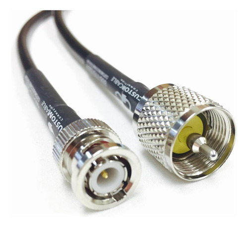 50 ft Bnc Uhf Pl259 cb O Jamon Radio Jumper Vez Microonda