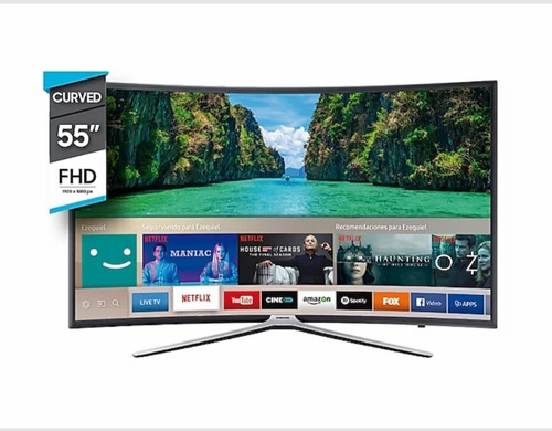 Smart Tv 55 Samsung Curvo K6500 Fhd Excelente Estado 