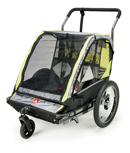 Carrito Bicicleta Allen Sports Deluxe Joger 2 Niños Plegable