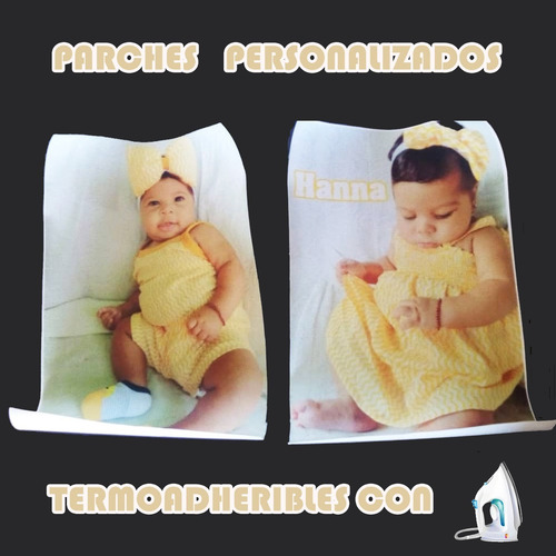 Parches Textiles Termoadhesivos Sublimados, Personalizados