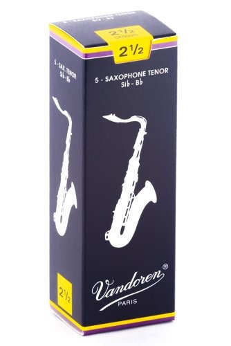 Cañas Tradicionales Vandoren Sr2225 Para Saxofón Tenor