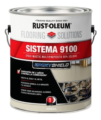 Pintura Para Cisterna Color Duna, 50m² 2 Galones Rust Oleum