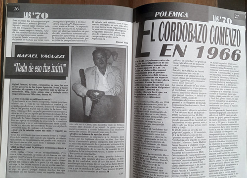 Revista Los 70 N° 9 Ligas Agrarias Piluso Política D. Vilá (Usado)
