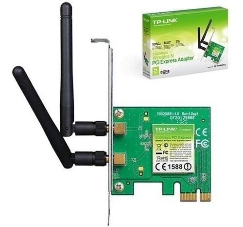 Tarjeta Red Pci-e 1x Inalambrica Tp-link Tl-wn881nd 300 Mbps