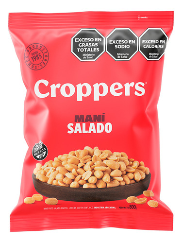 Mani Salado Croppers 800gr