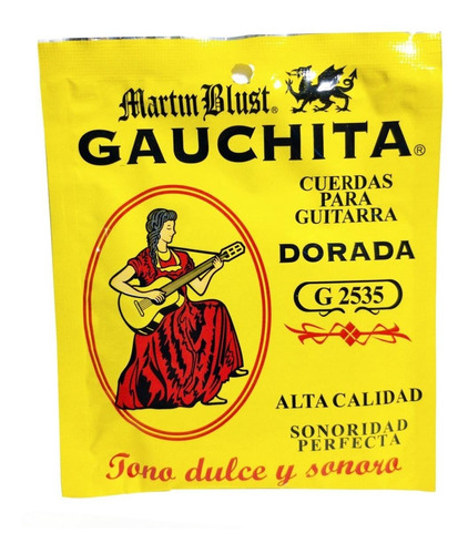 Encordado Criolla/clásica Gauchita Martin Blust G2535 Cuo