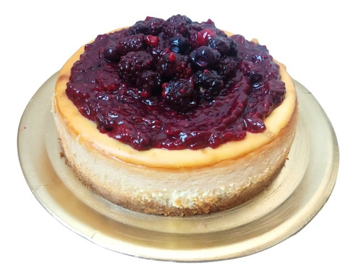 Cheesecake Ny, Con Frutos Rojos.  El Mas Fresco Y Rico!