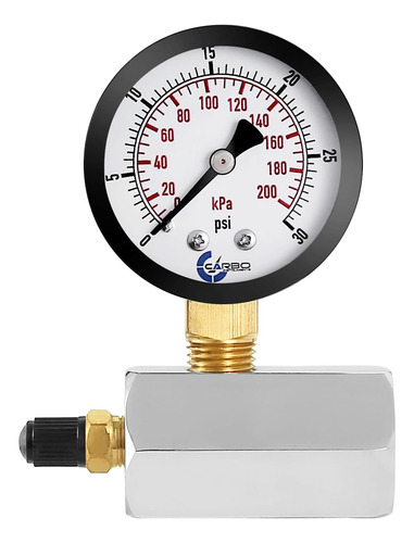 Manómetro De Prueba De Gas 30 Psi Marca Modelo 3/4 Fnpt