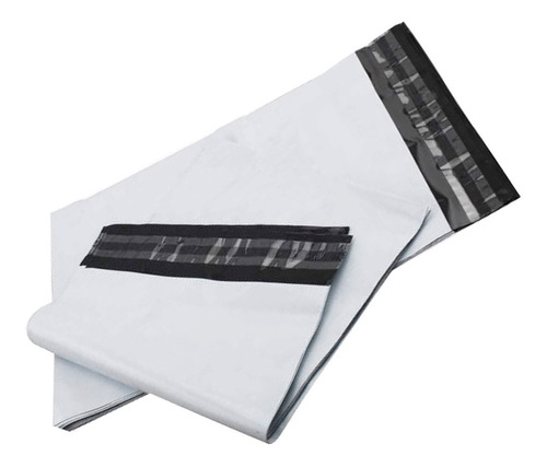 Imagem 1 de 2 de Envelope Segurança Saco Plástico Encomenda 35x45cm - 50 Unid